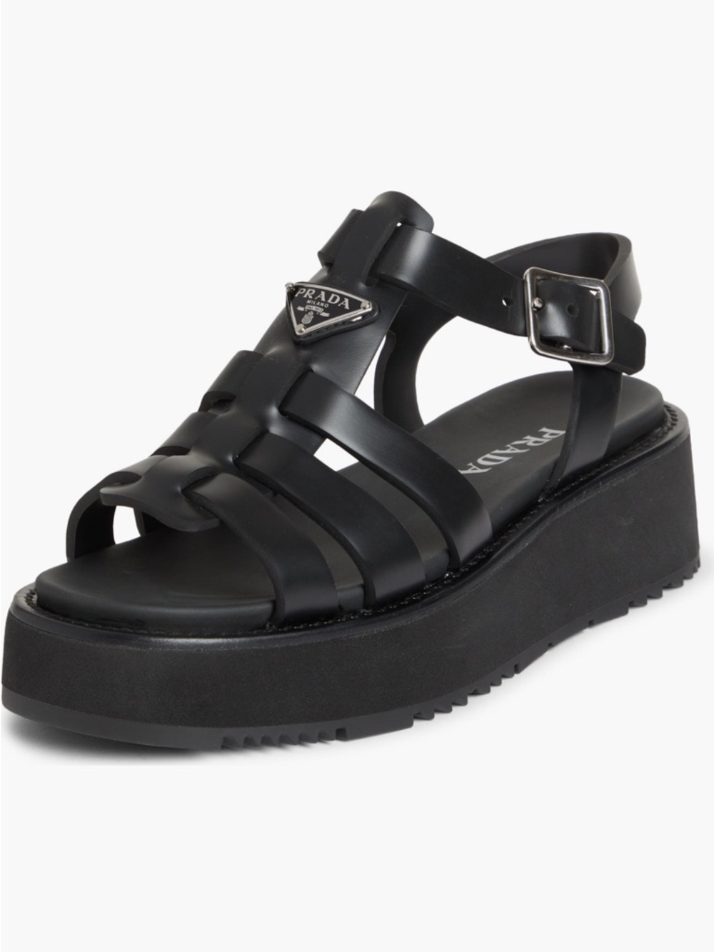 Prada Platform Cage Sandal
